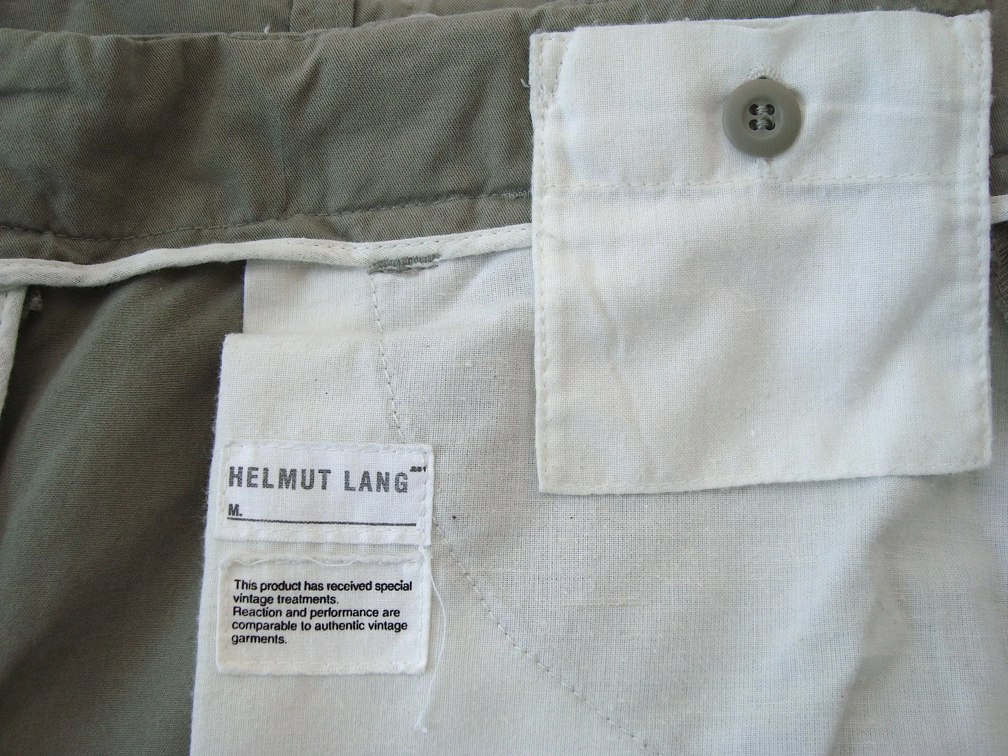 1999 Brushed Cotton Twill Biker Trousers