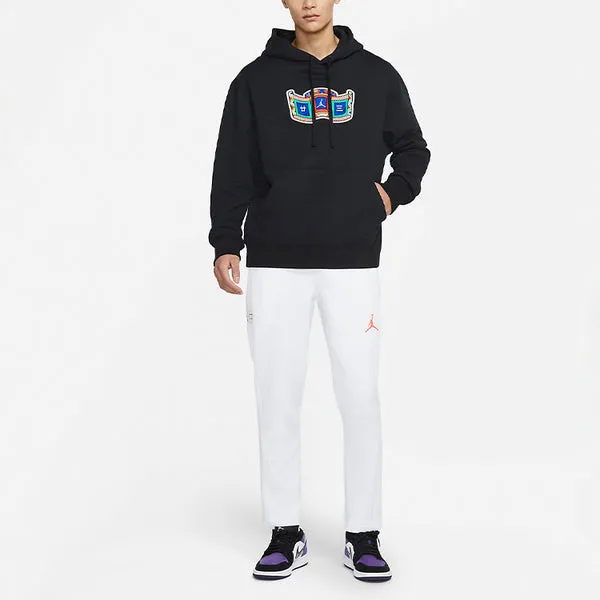 Air Jordan MENS 'Chinese New Year' Casual Sports Black Sweatshirt, black