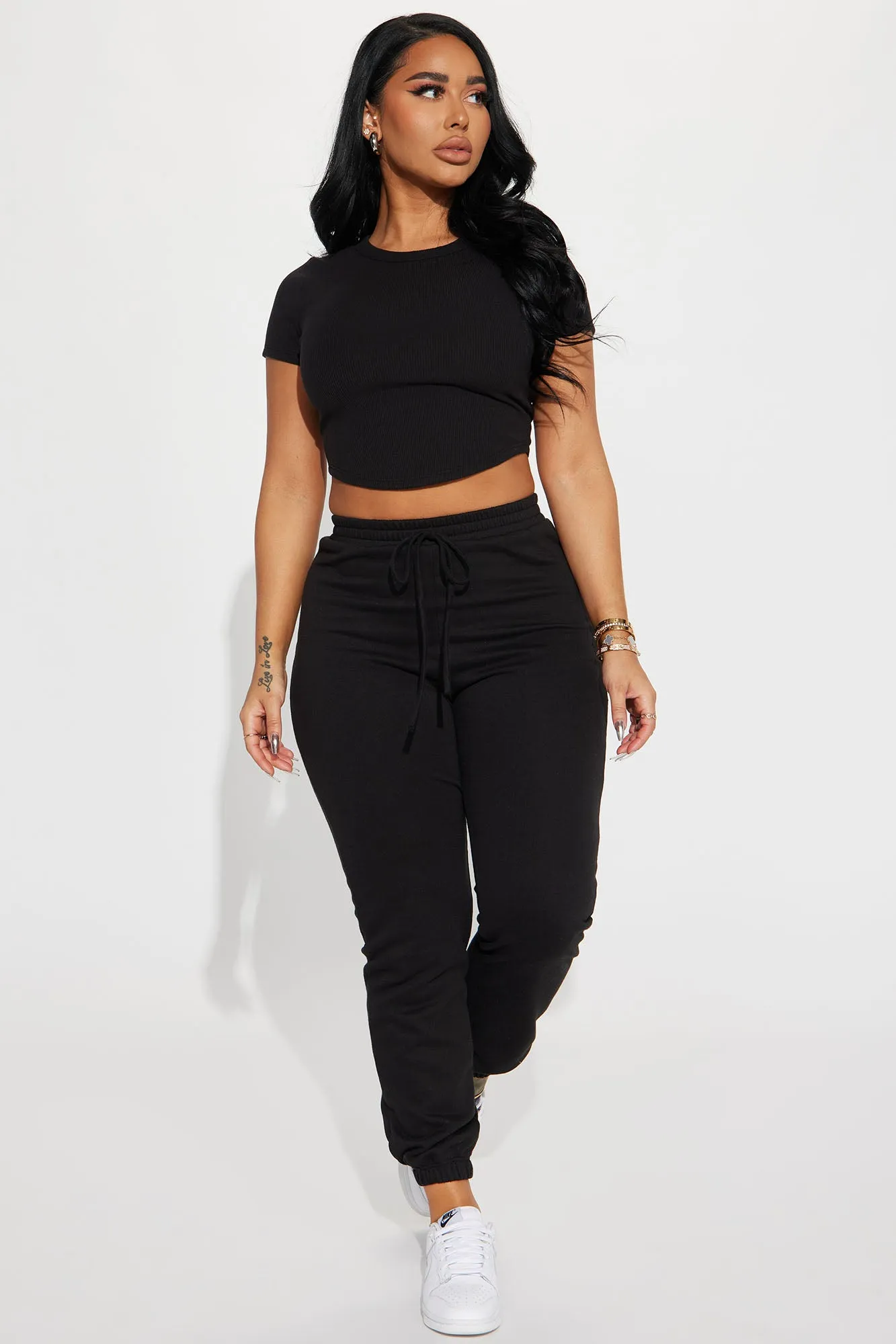 All In Jogger Set - Black