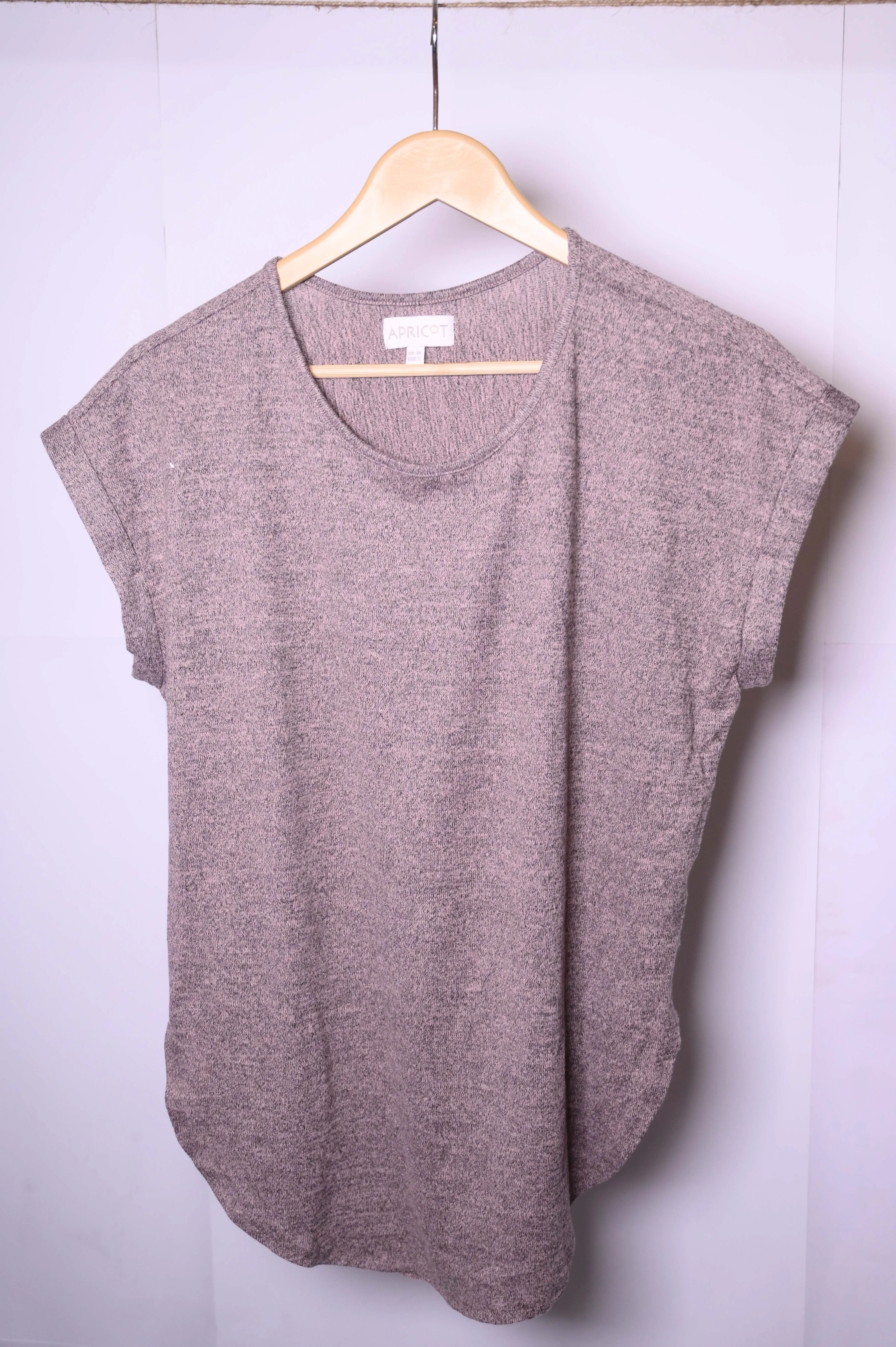 Apricot Grey Blouse – Small