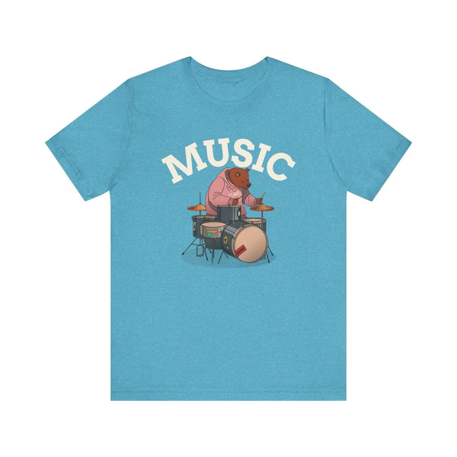 Band Bear Beats Drummer T Shirt