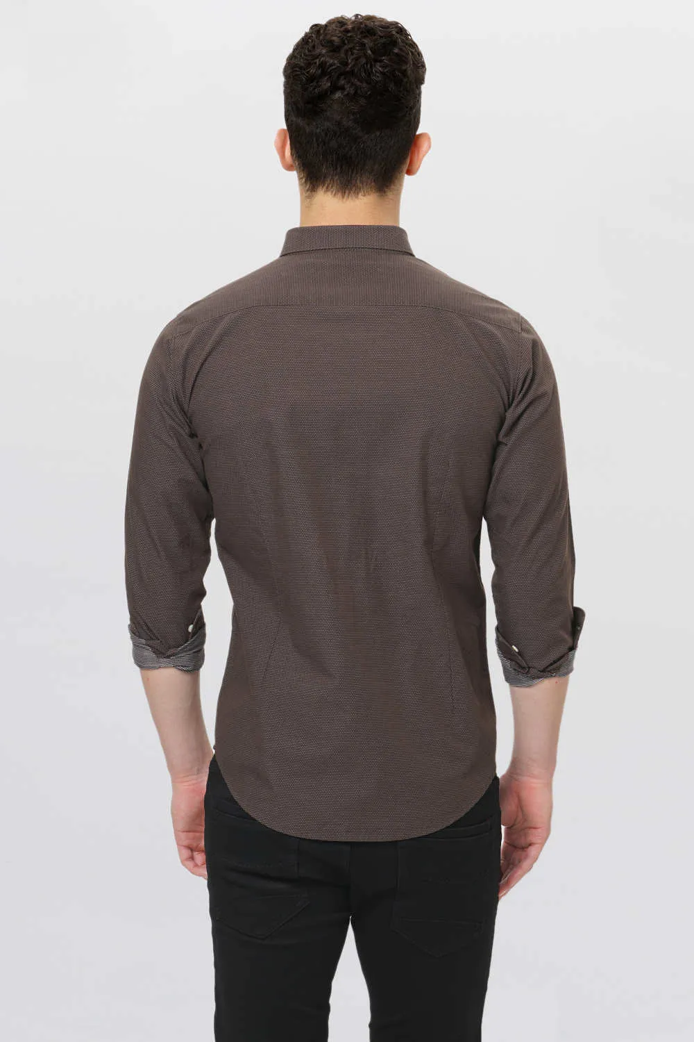 Basics Slim Fit Dobby Shirt