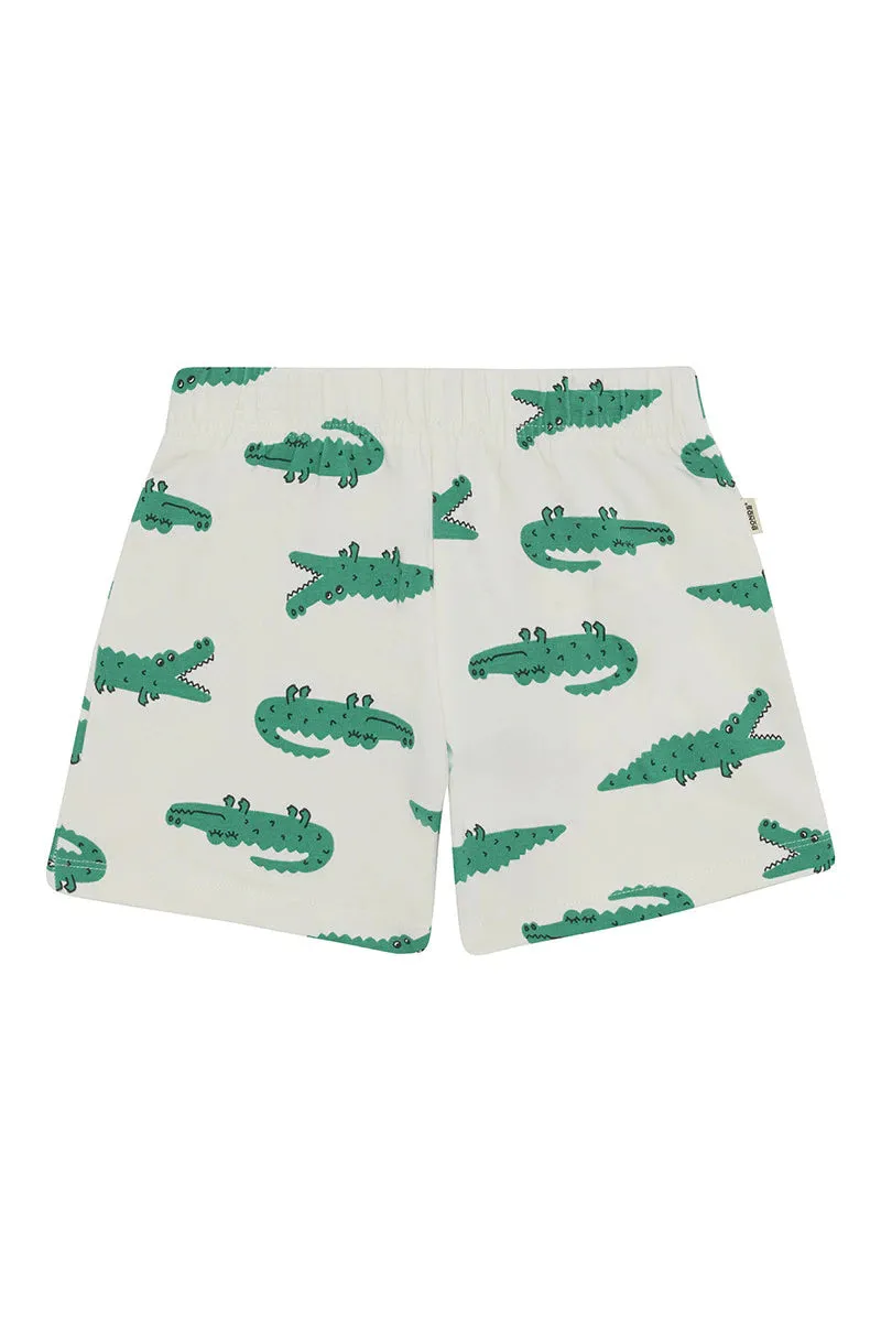 Bonds Kids Soft Threads Short - Crocodile Stomp