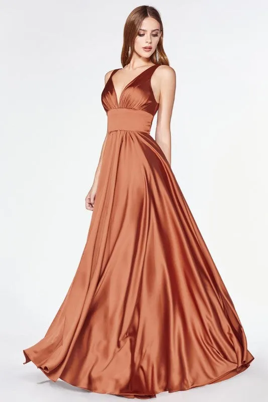 Bridesmaids dress with Slit