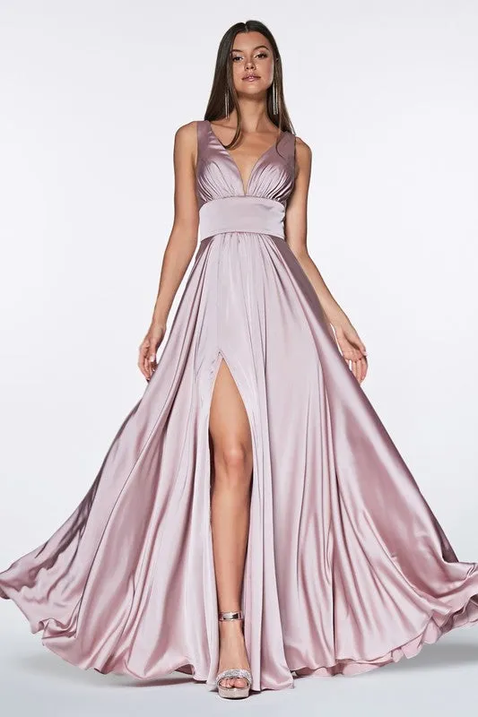 Bridesmaids dress with Slit