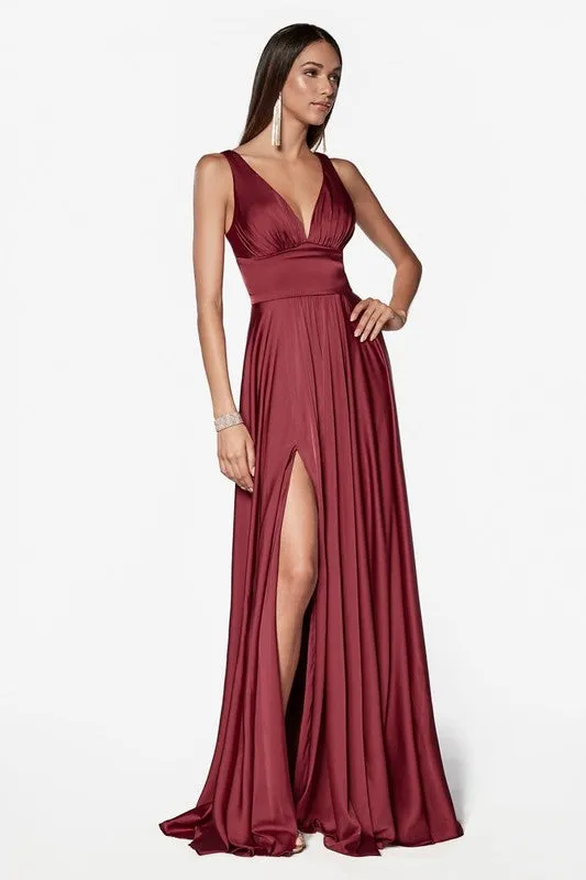 Bridesmaids dress with Slit