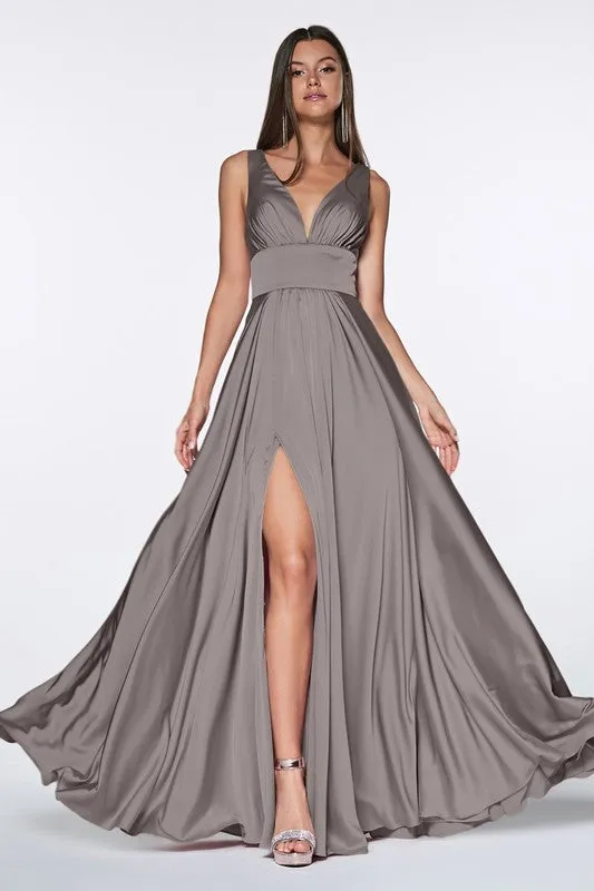 Bridesmaids dress with Slit