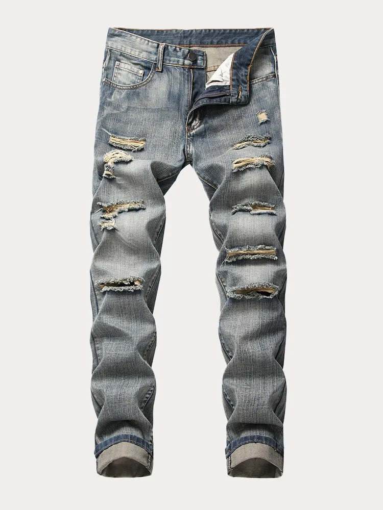 Classic Slim Torn Jeans