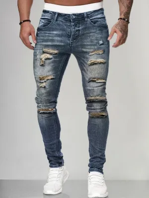 Classic Slim Torn Jeans