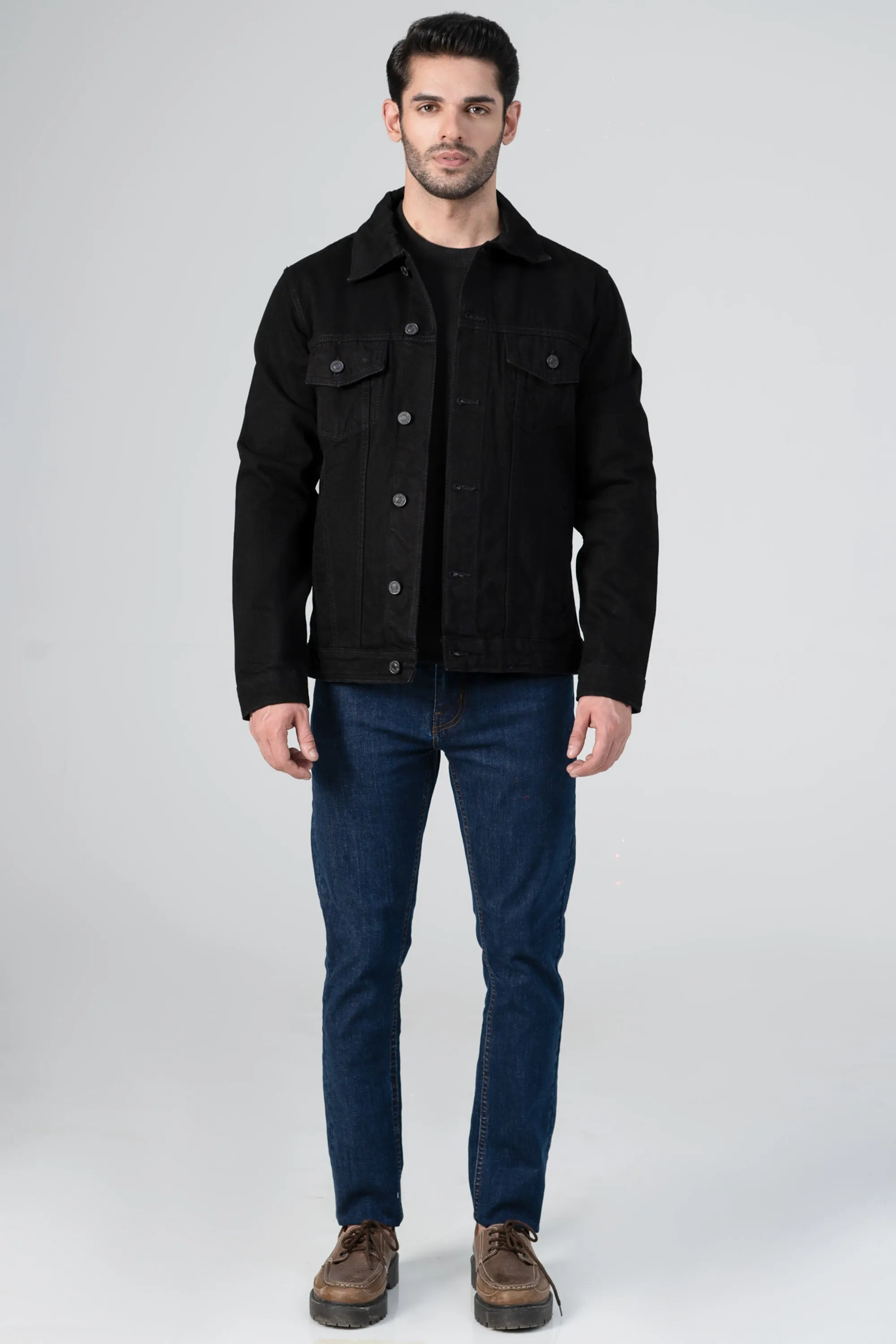 DENIM JACKET BLACK