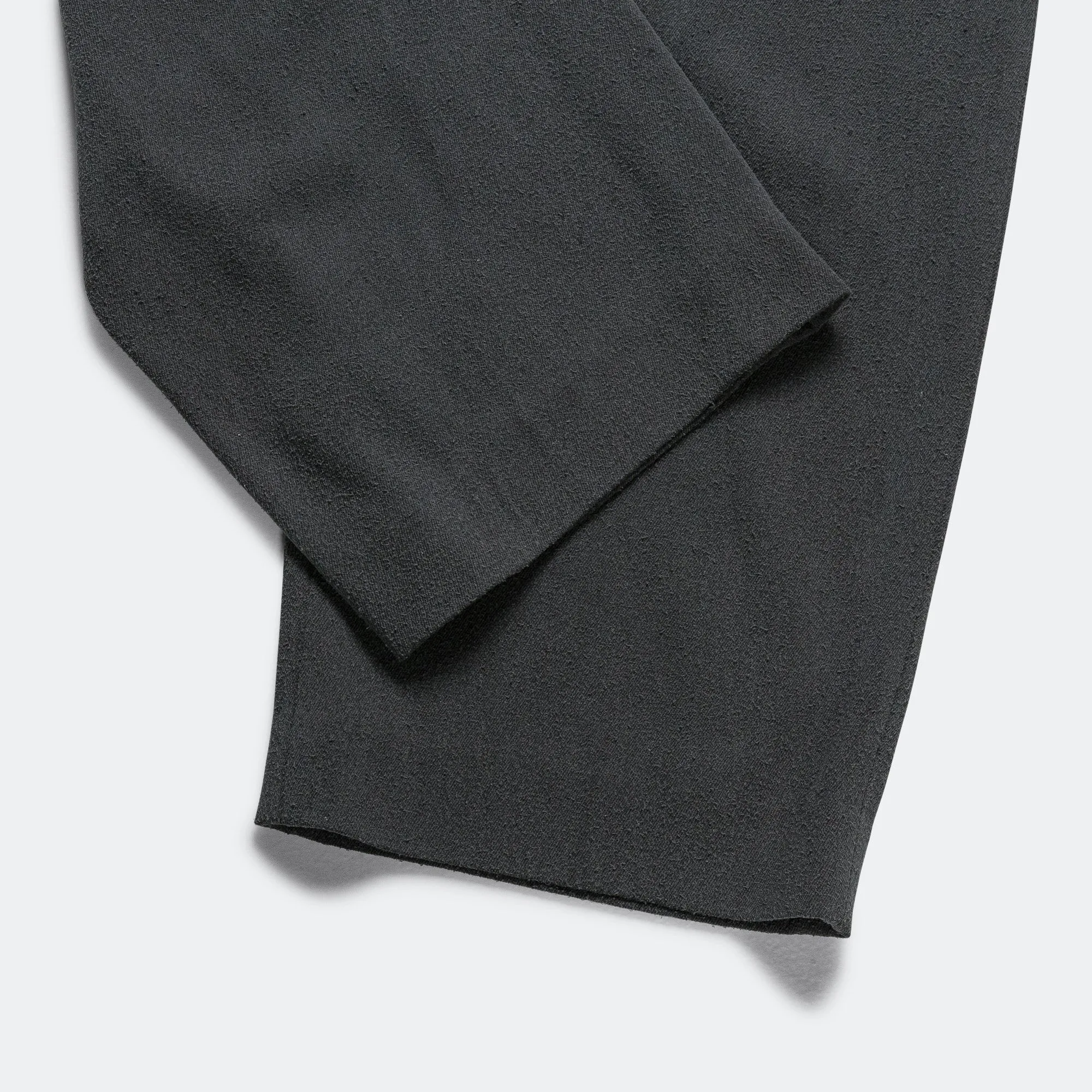 Double Pleat Trouser - Washed Black