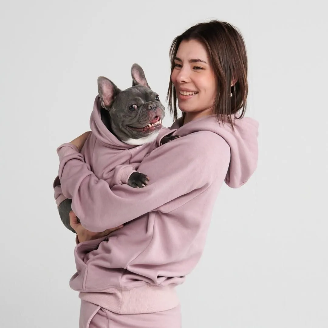 Essential Dog Hoodie - Purple Taupe