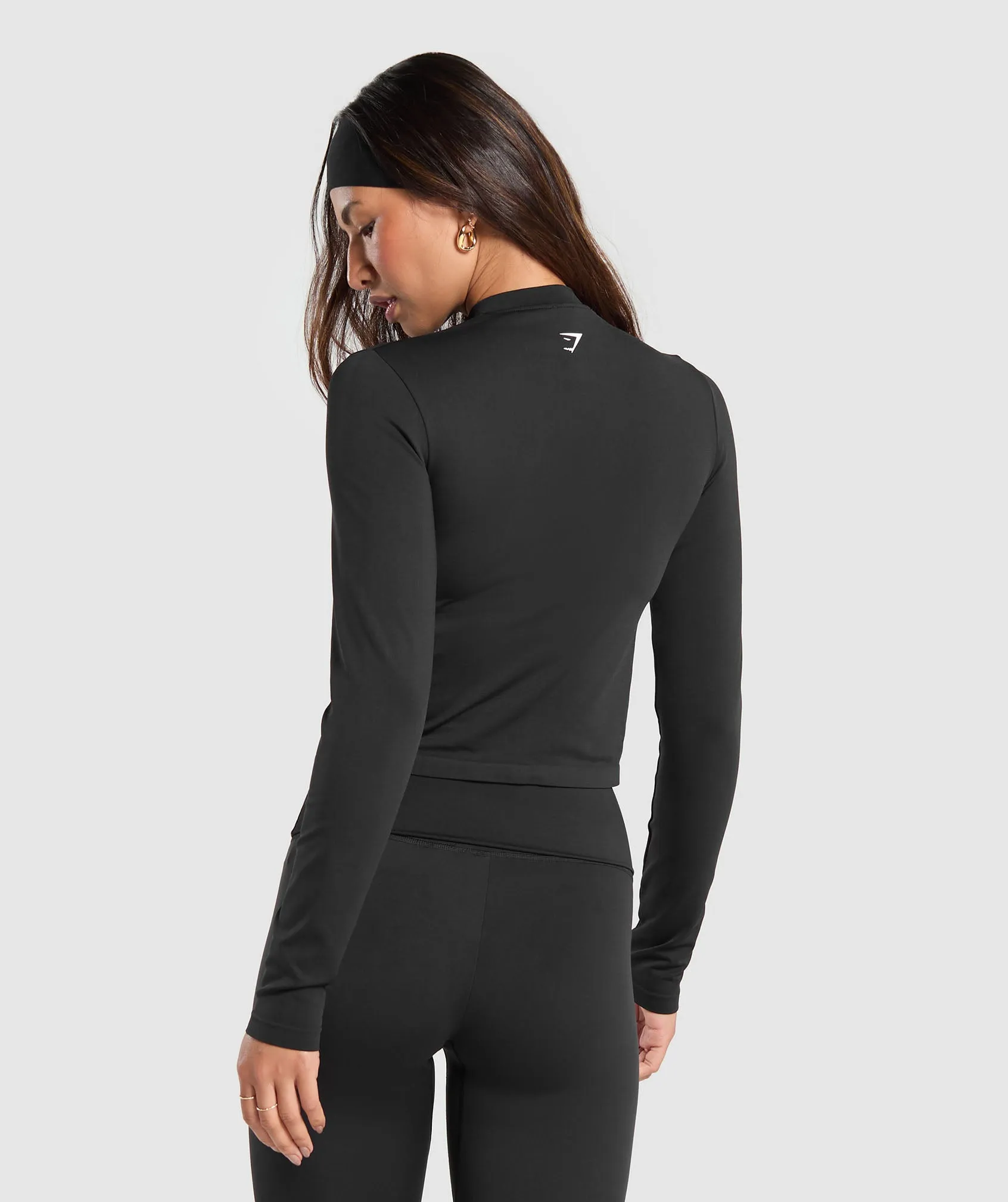 Gymshark Everyday Seamless Zip Tracktop - Black