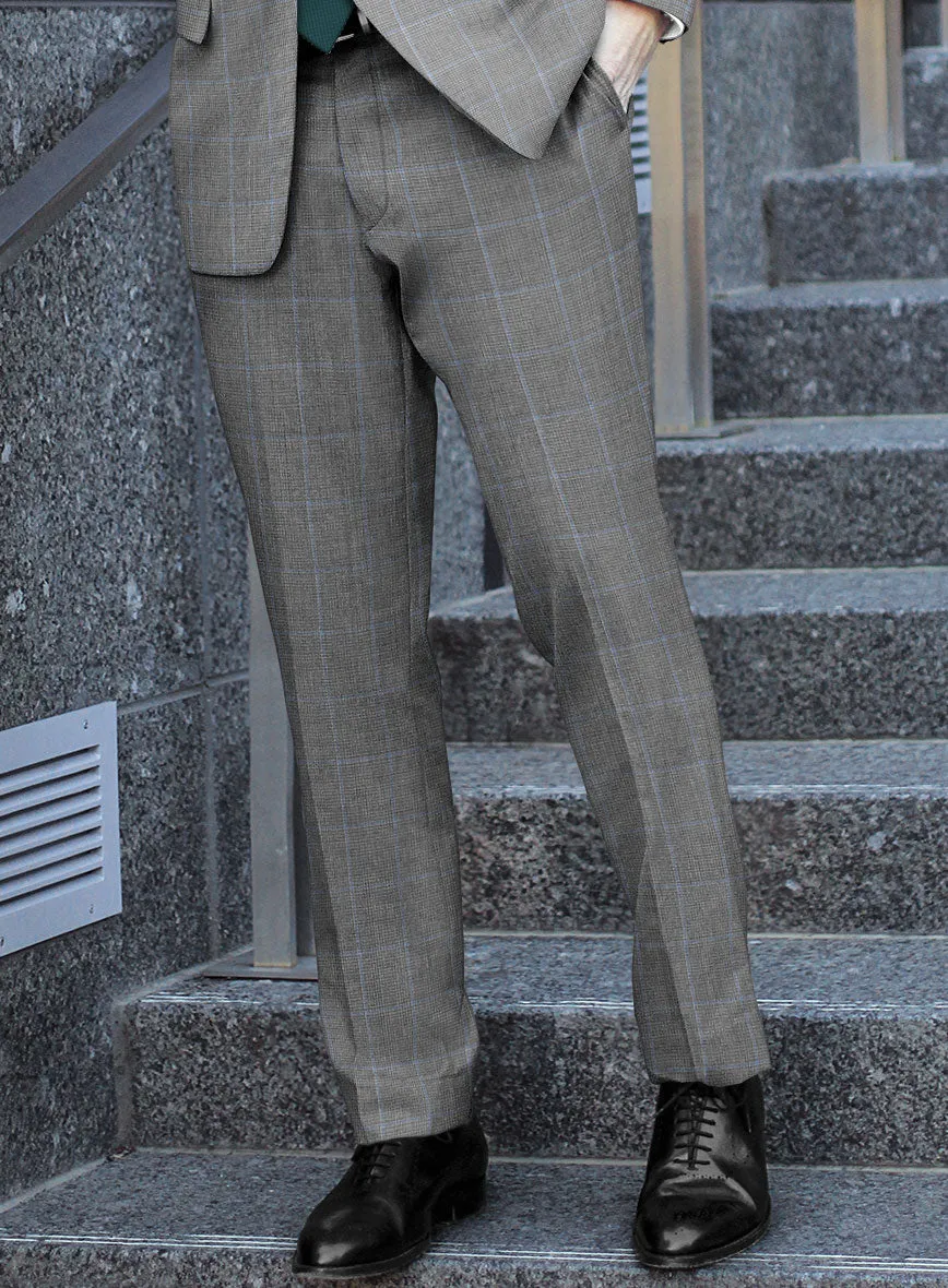 Hardy Minnis Houndstooth Check Wool Suit