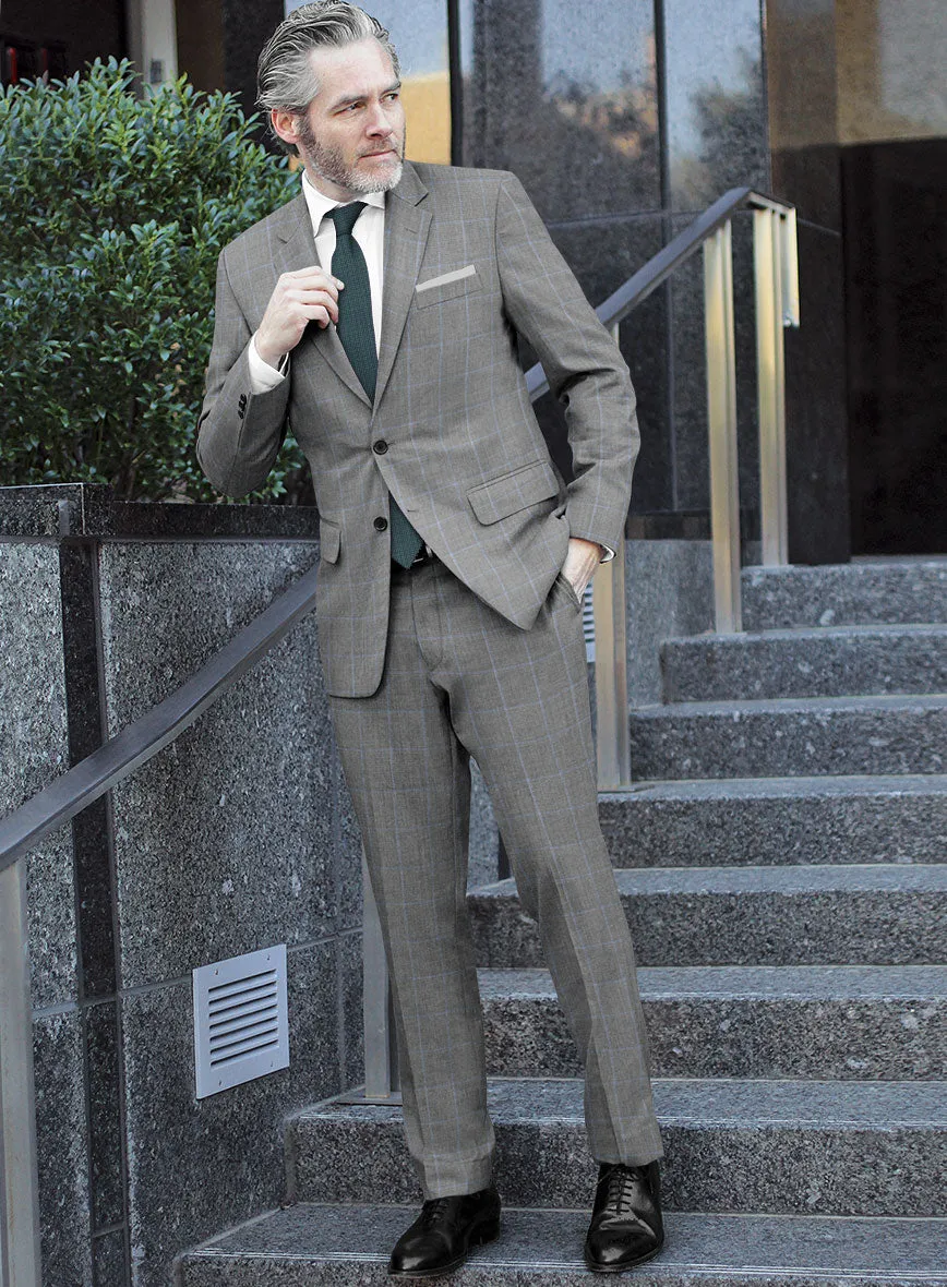 Hardy Minnis Houndstooth Check Wool Suit