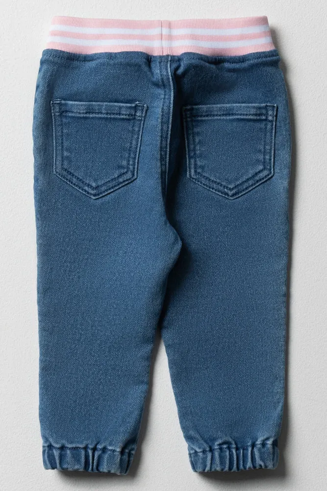 Jogger Denim Jeans Blue