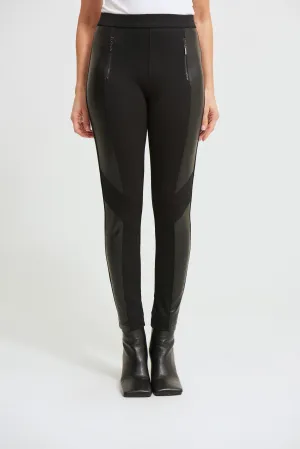 Joseph Ribkoff Faux Leather Trousers