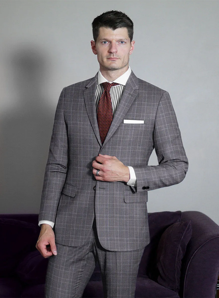 Lanificio Zegna Traveller Valen Blue Checks Wool Suit