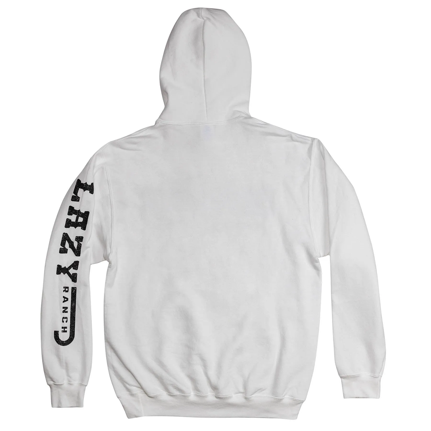 Lazy J Ranch Diamond Banner Pullover Hoodie - White