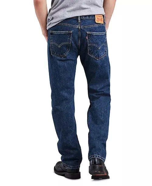 levi's 505 Blue Mens Jeans Regular Fit Jeans