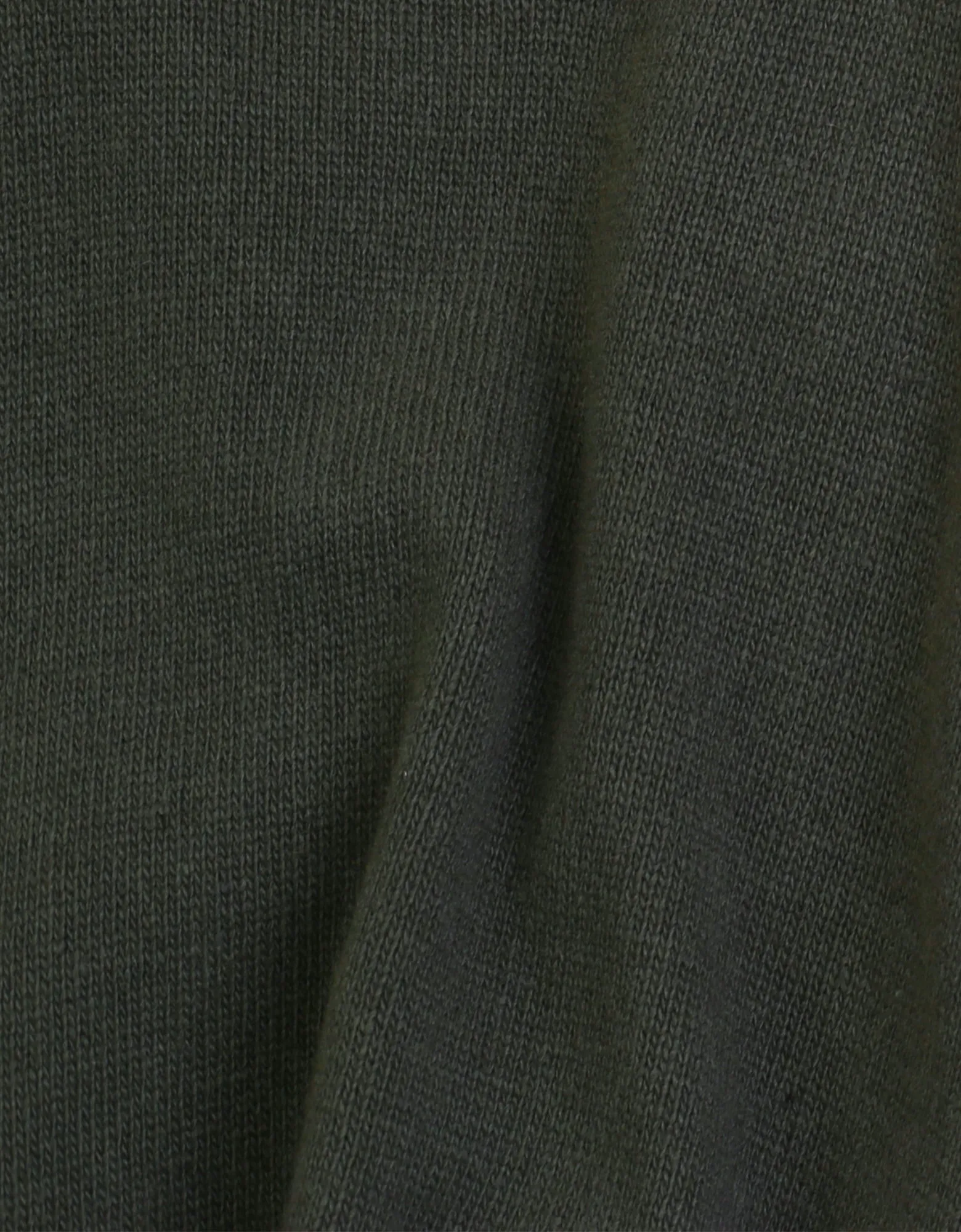 Light Merino Wool Crew - Emerald Green