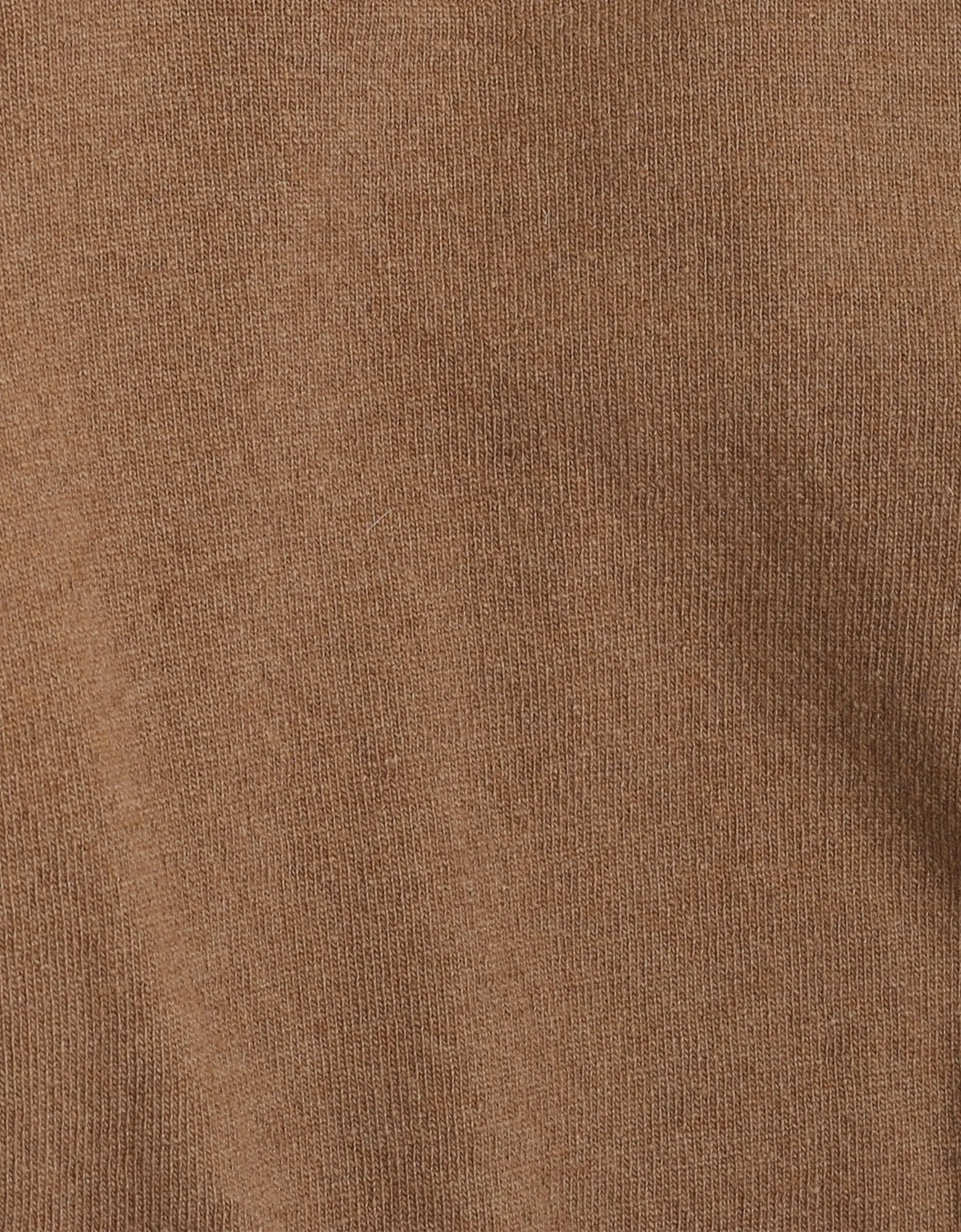 Light Merino Wool Crew - Sahara Camel