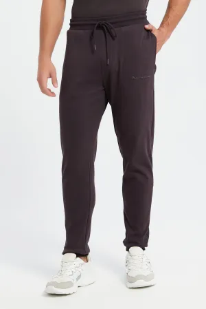 Men Burgundy Soft Touch Joggers