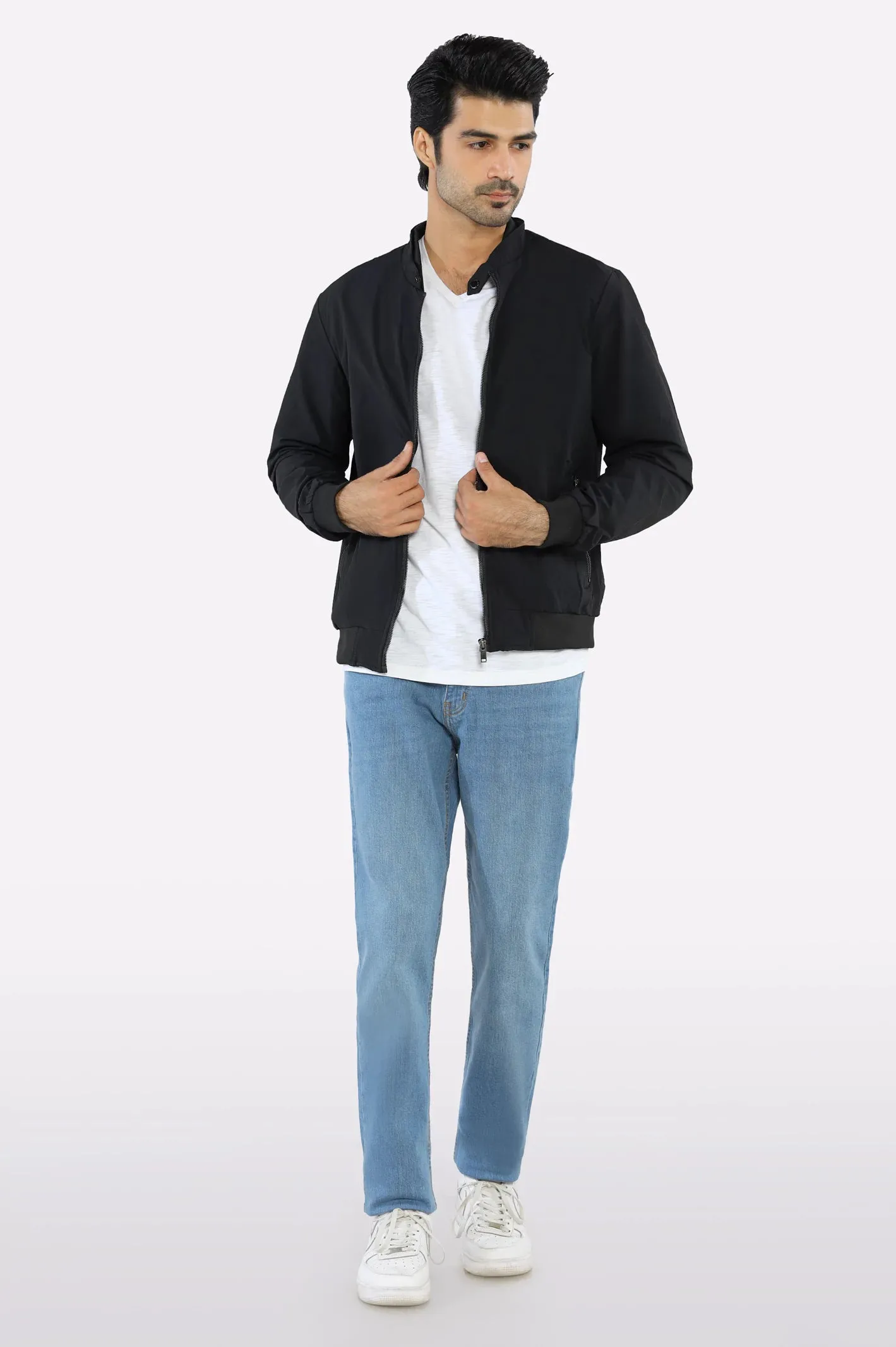 Men’s Lightweight Stretchable Black Jacket