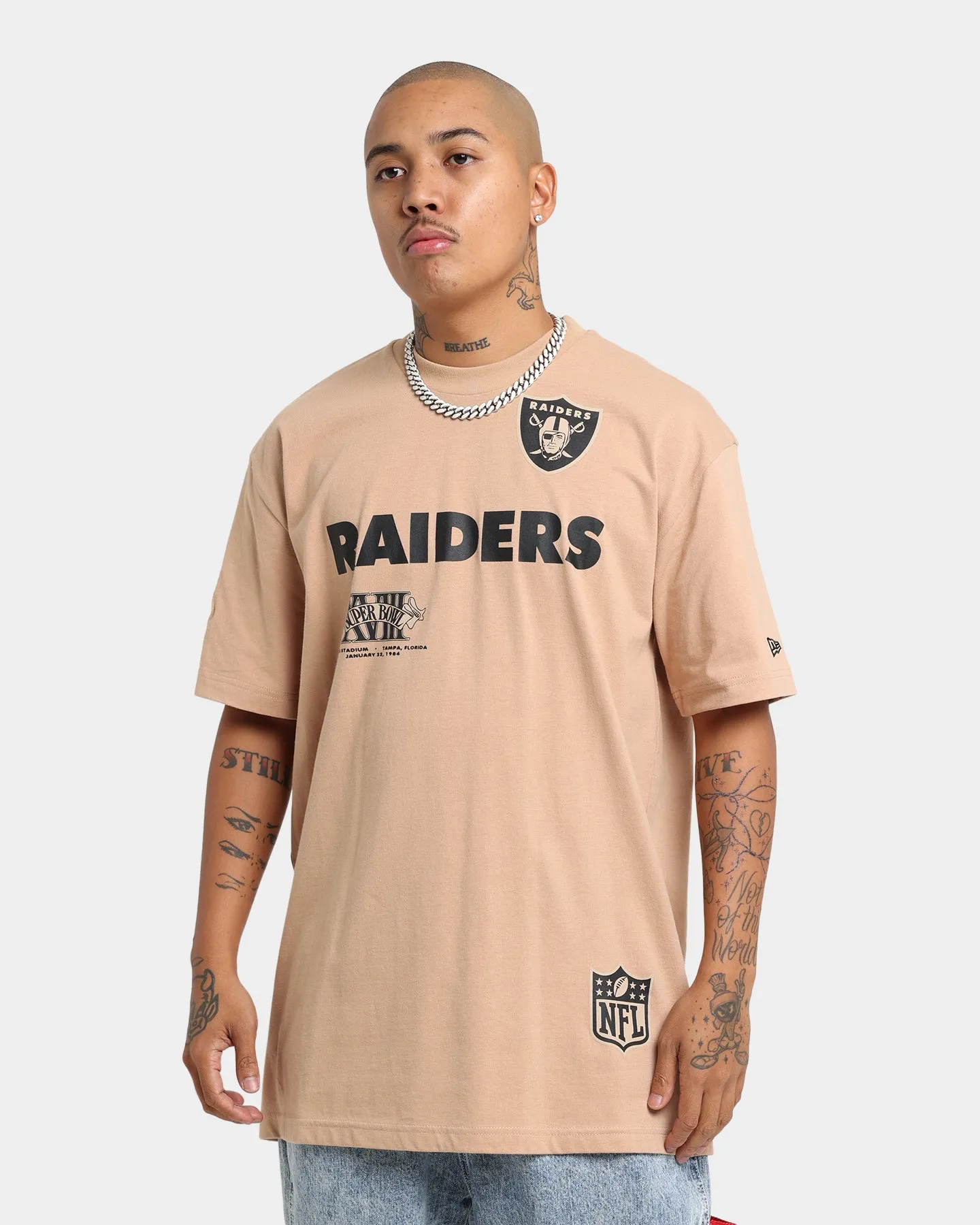 New Era Las Vegas Raiders Multi Logo T-Shirt Tumbleweed