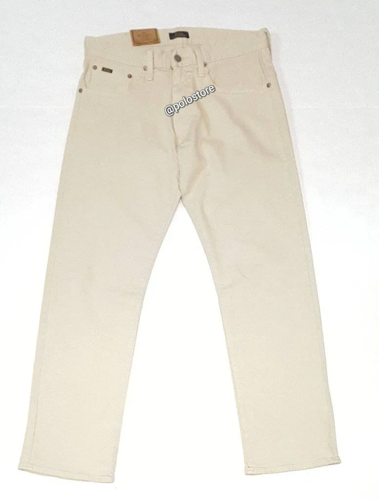 Nwt Polo Ralph Lauren Beige Classic Fit Stretch Jeans