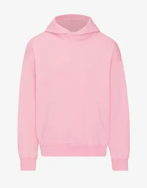 Organic Oversized Hood - Flamingo Pink