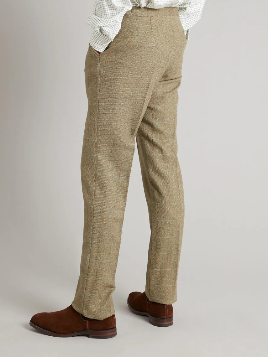 Pleated Pants - Ayr Tweed