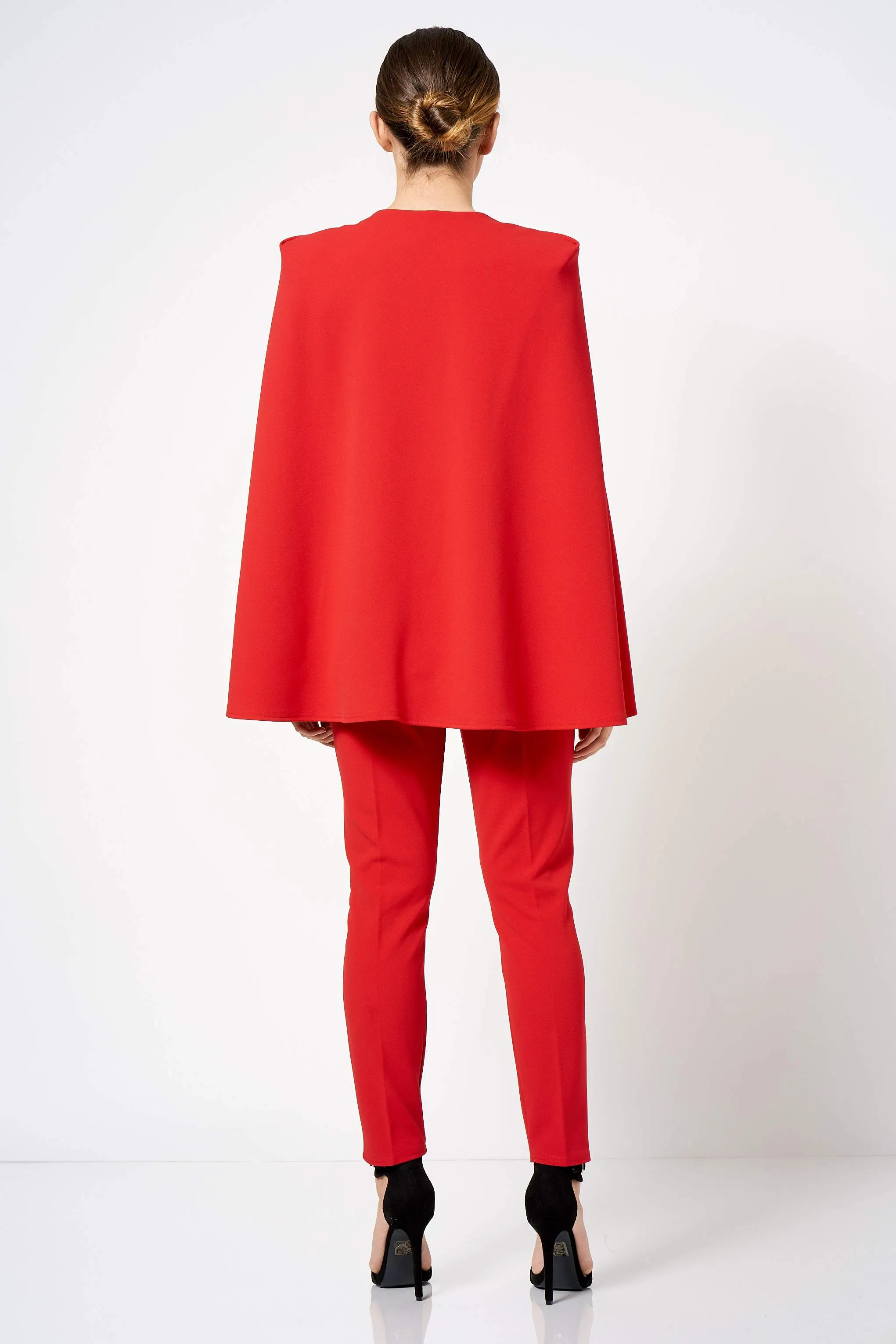 Red Tailored Co-ord Trousers