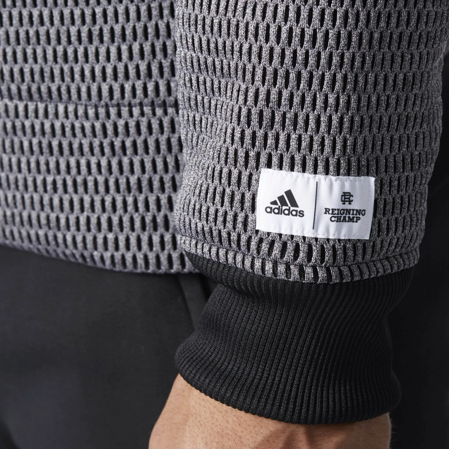 Reigning Champ X adidas Spacer Zne Hoodie Men's - Grey/Black