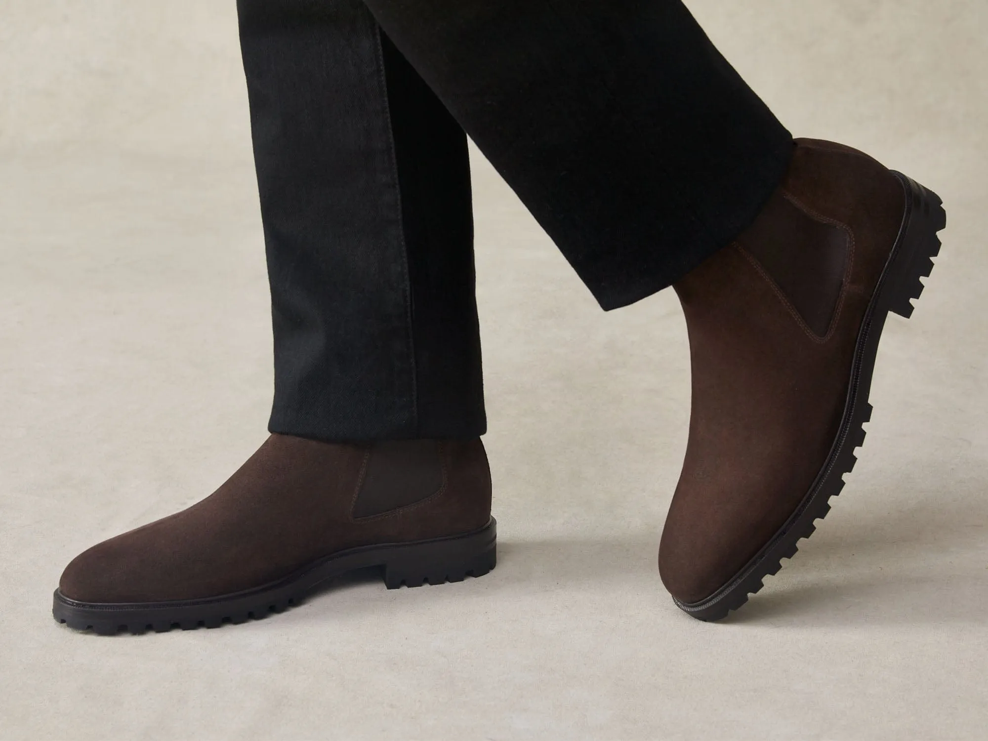 Ribot Boot in Dark Brown Shield Suede