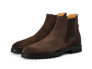 Ribot Boot in Dark Brown Shield Suede