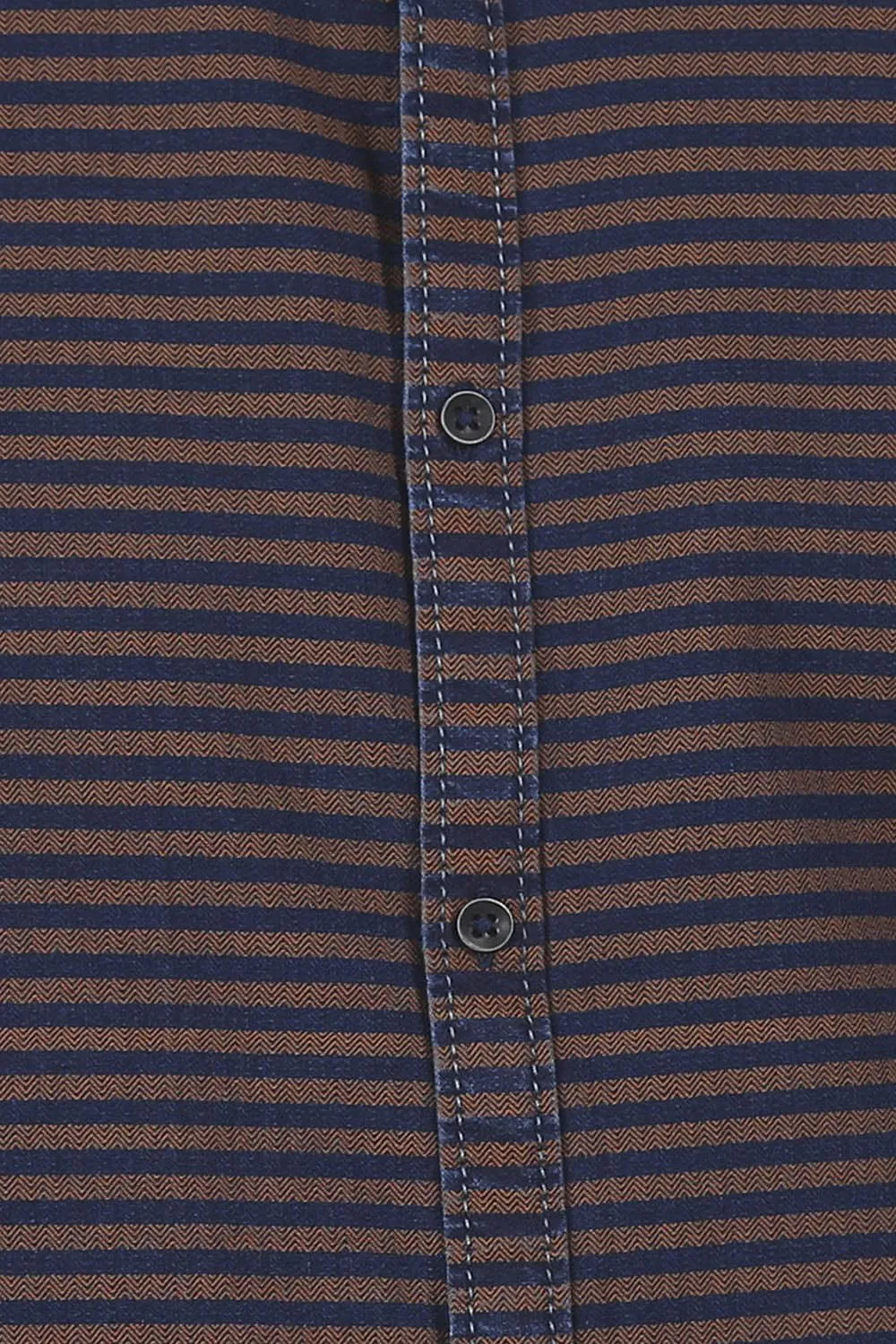 Slim Fit Weft Stripes Shirt