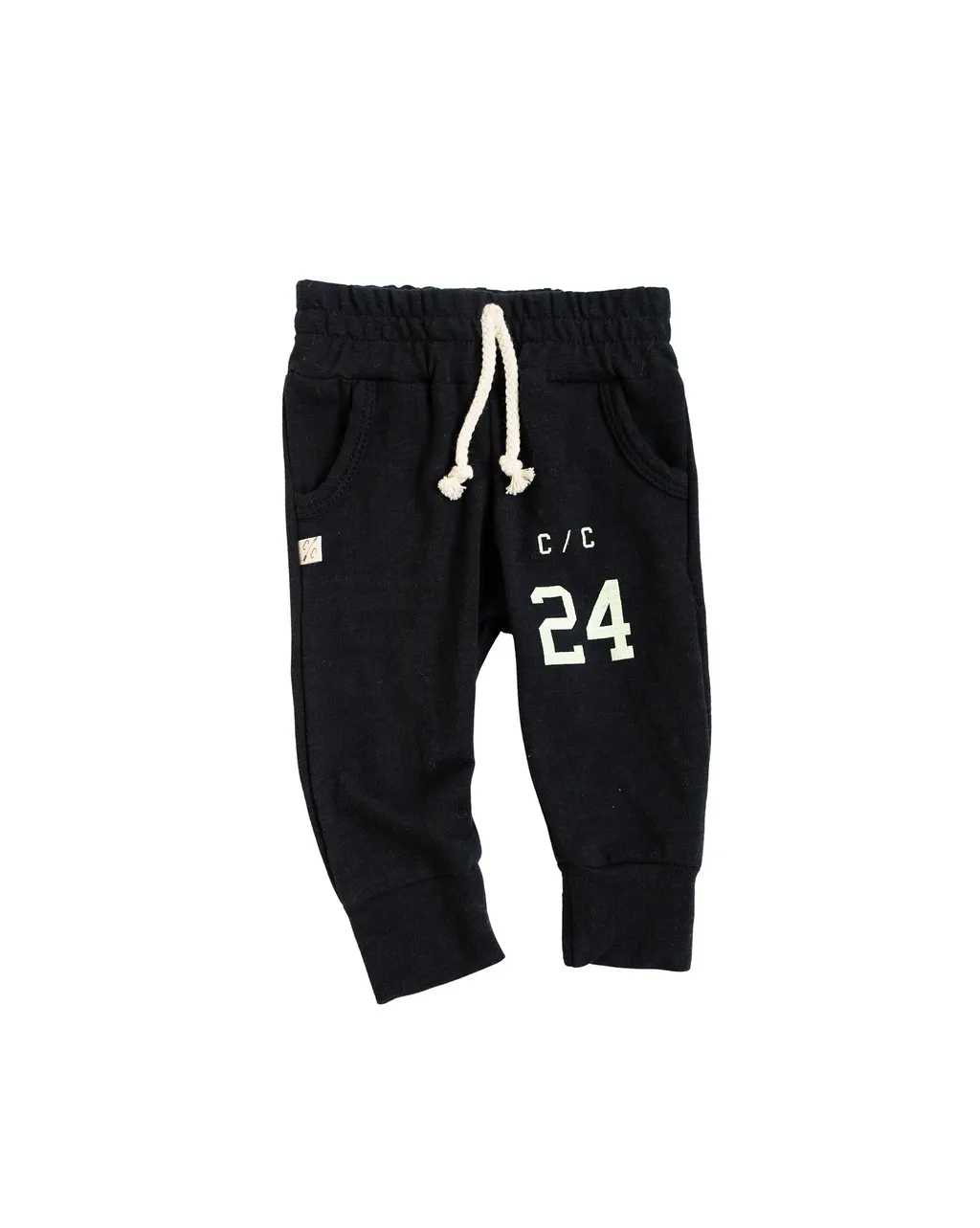 slub joggers CO - jv on black