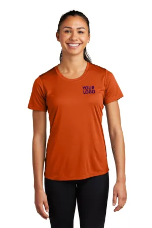 Sport-Tek Ladies PosiCharge Custom Competitor Tee's, Deep Orange