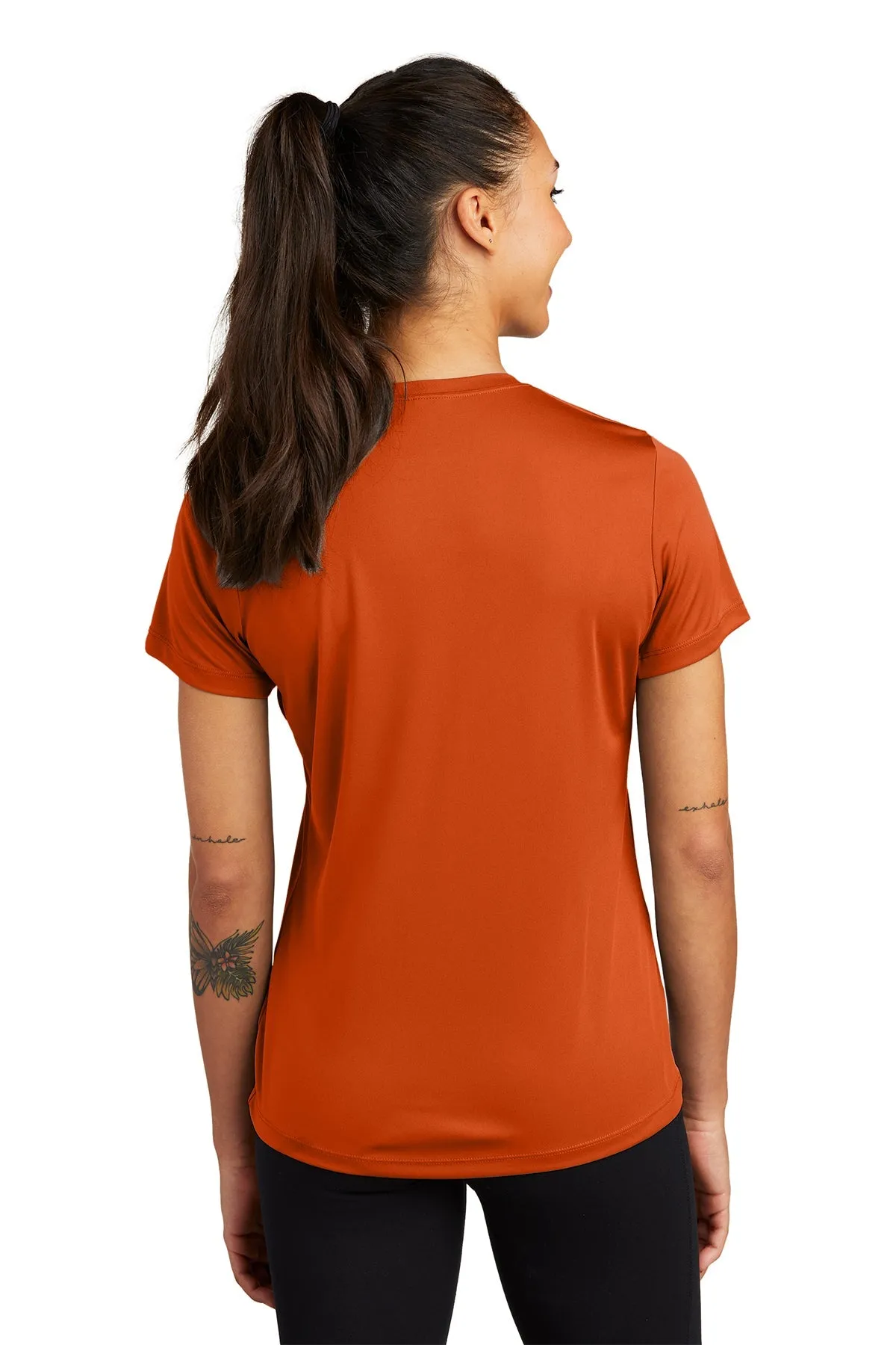 Sport-Tek Ladies PosiCharge Custom Competitor Tee's, Deep Orange