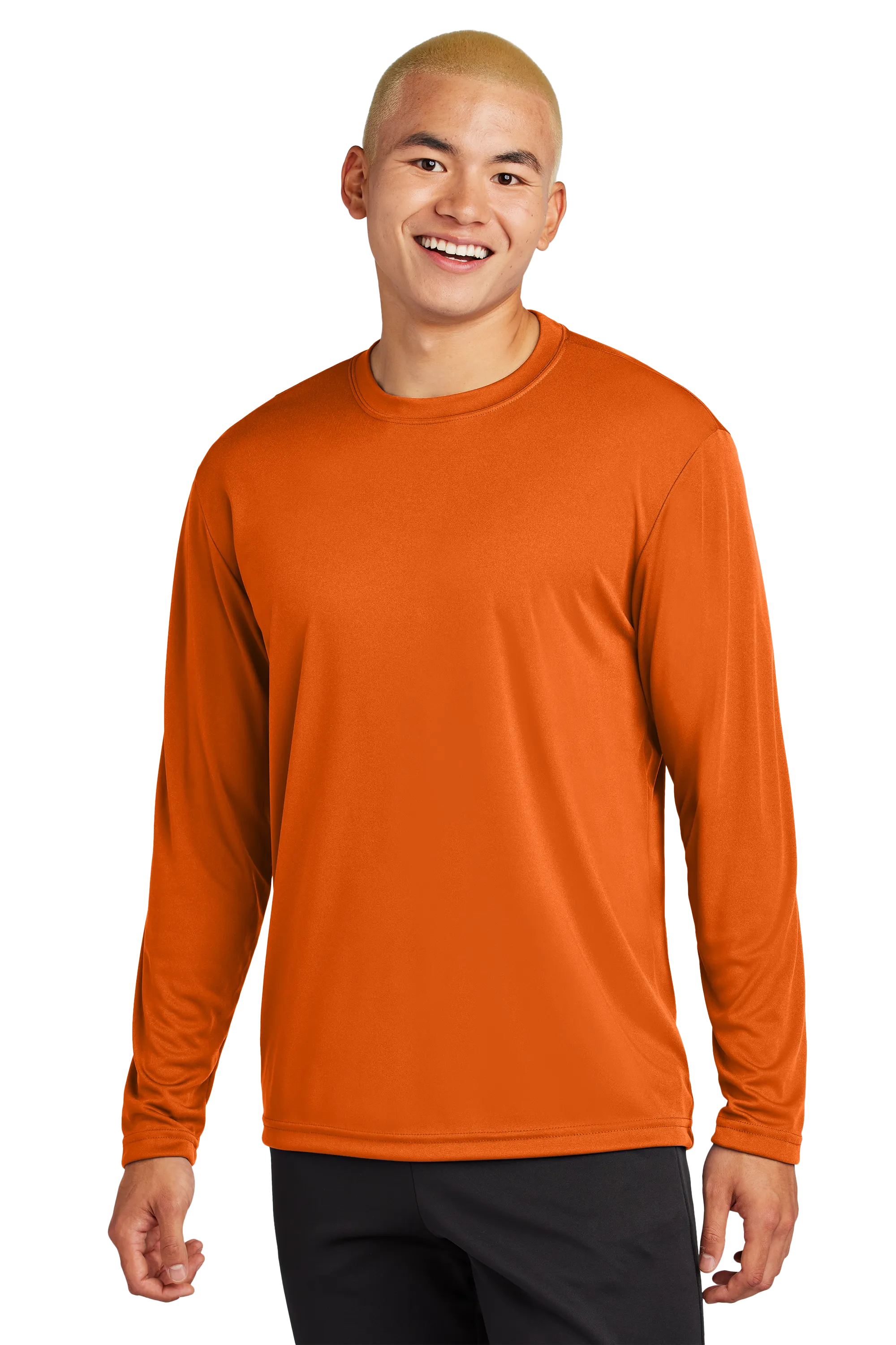 Sport-Tek® Long Sleeve PosiCharge® Competitor™ Tee - Deep Orange