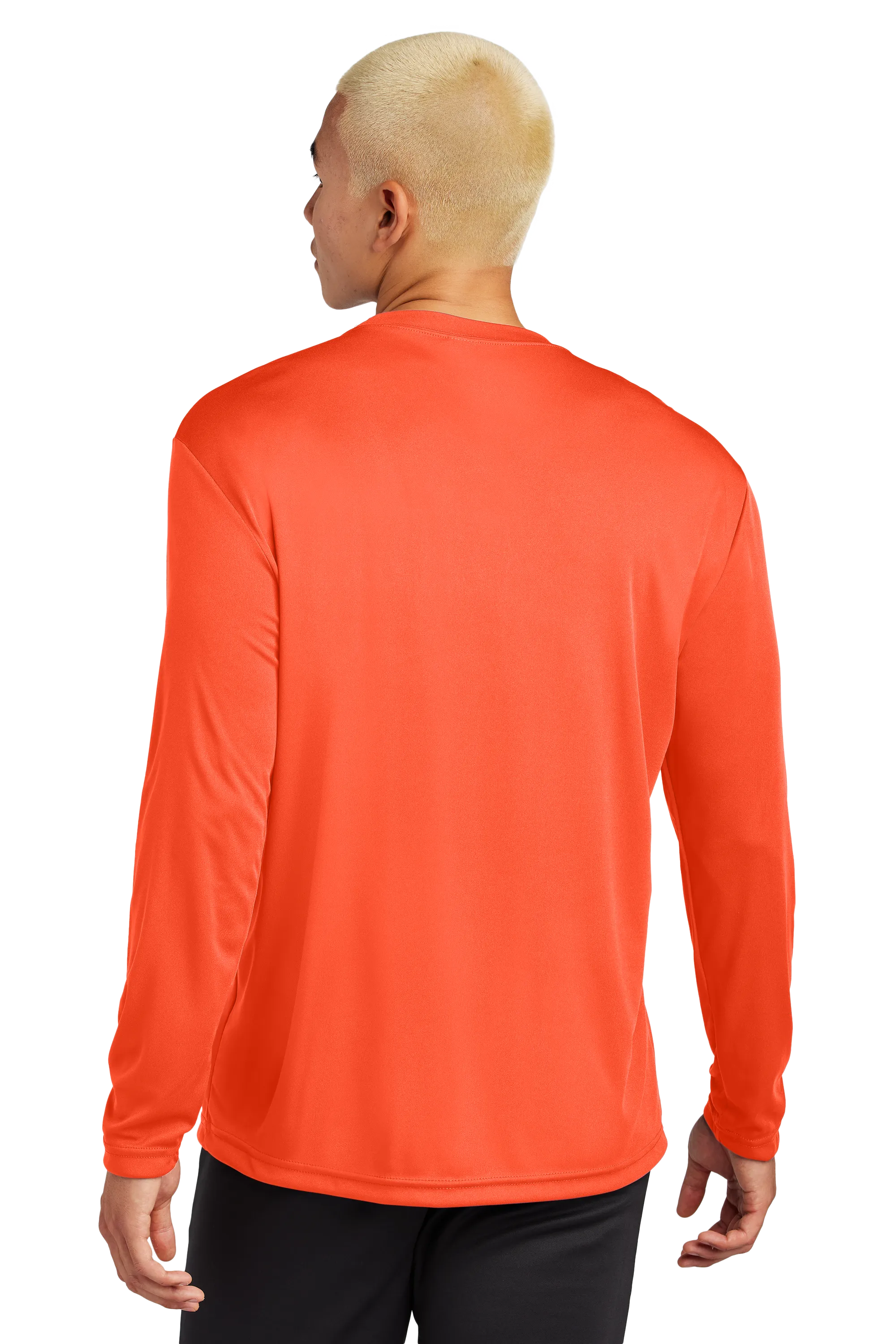 Sport-Tek® Long Sleeve PosiCharge® Competitor™ Tee - Neon Orange