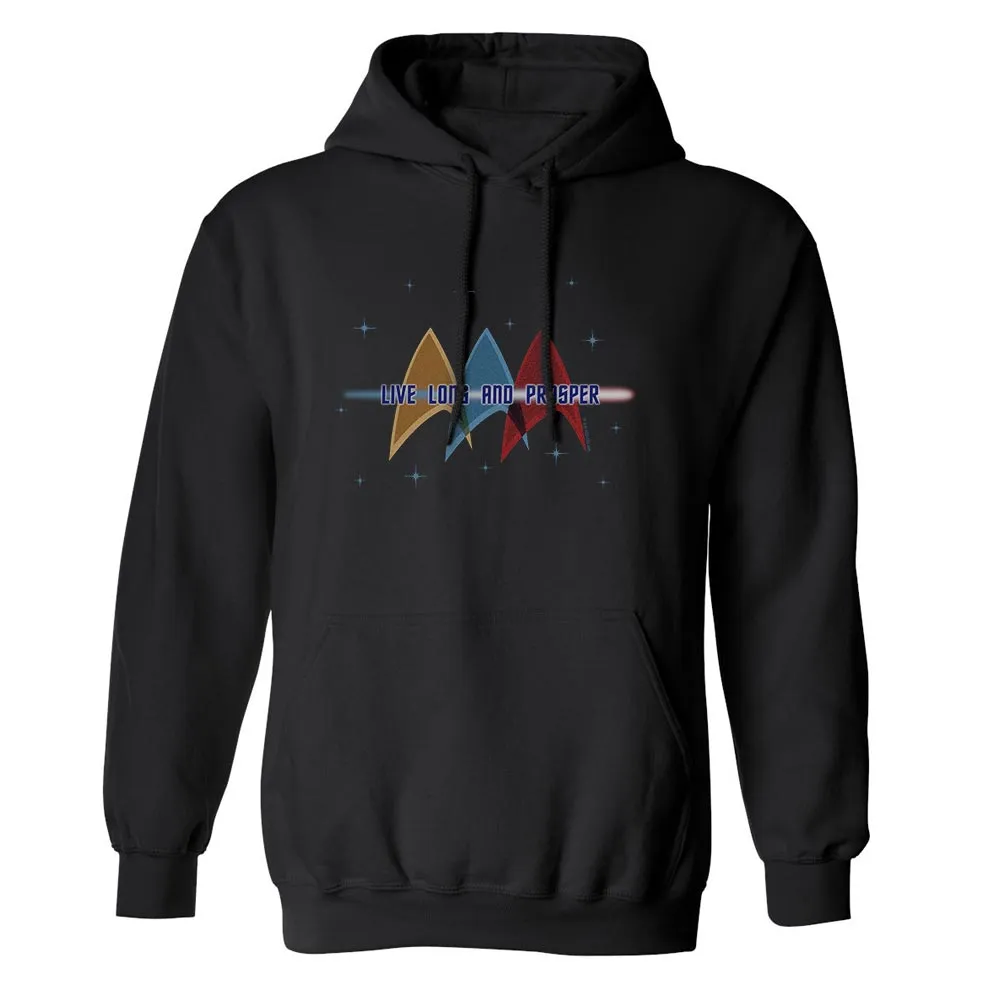 Star Trek: The Original Series Live Long and Prosper Deltas Fleece Hoodie