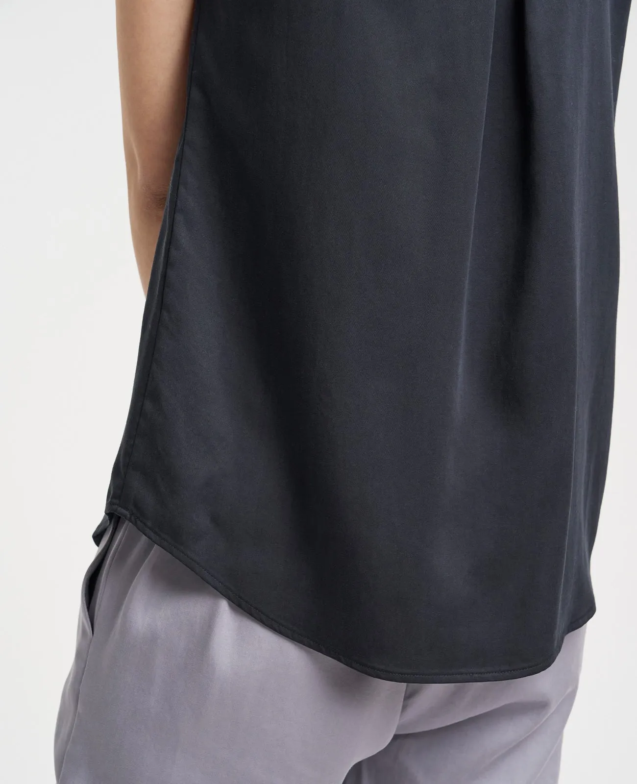 Tencel Sleeveless Shirt