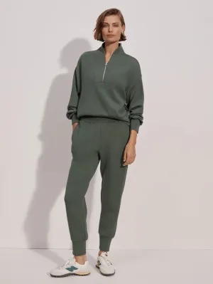 The Slim Cuff Pant 25" in Cilantro