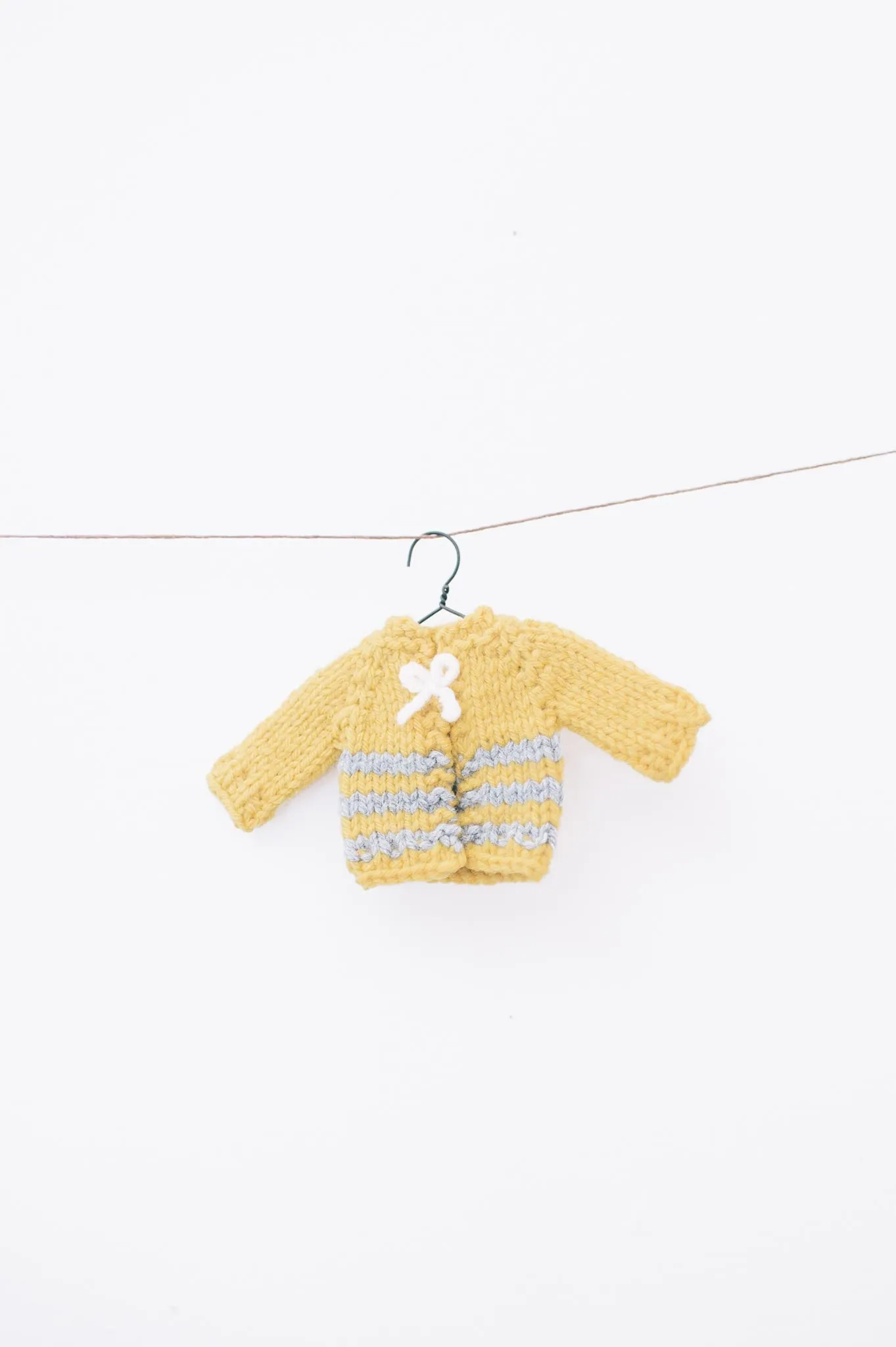 tiny sweater ornaments