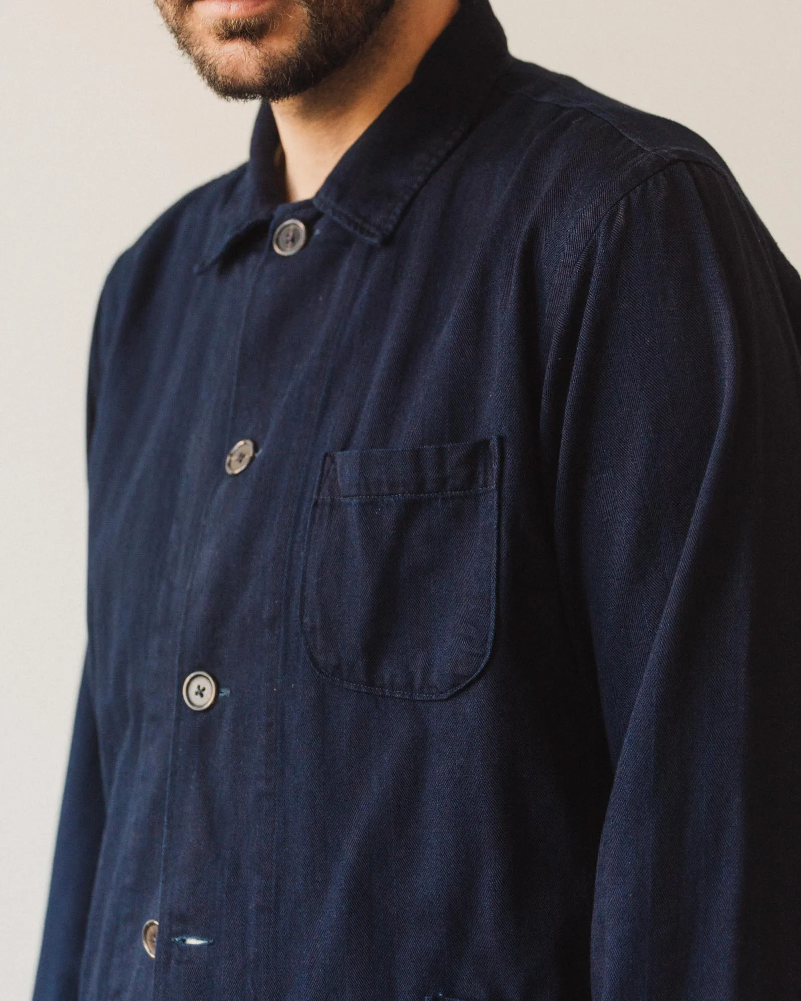 Universal Works Bakers Overshirt, Indigo