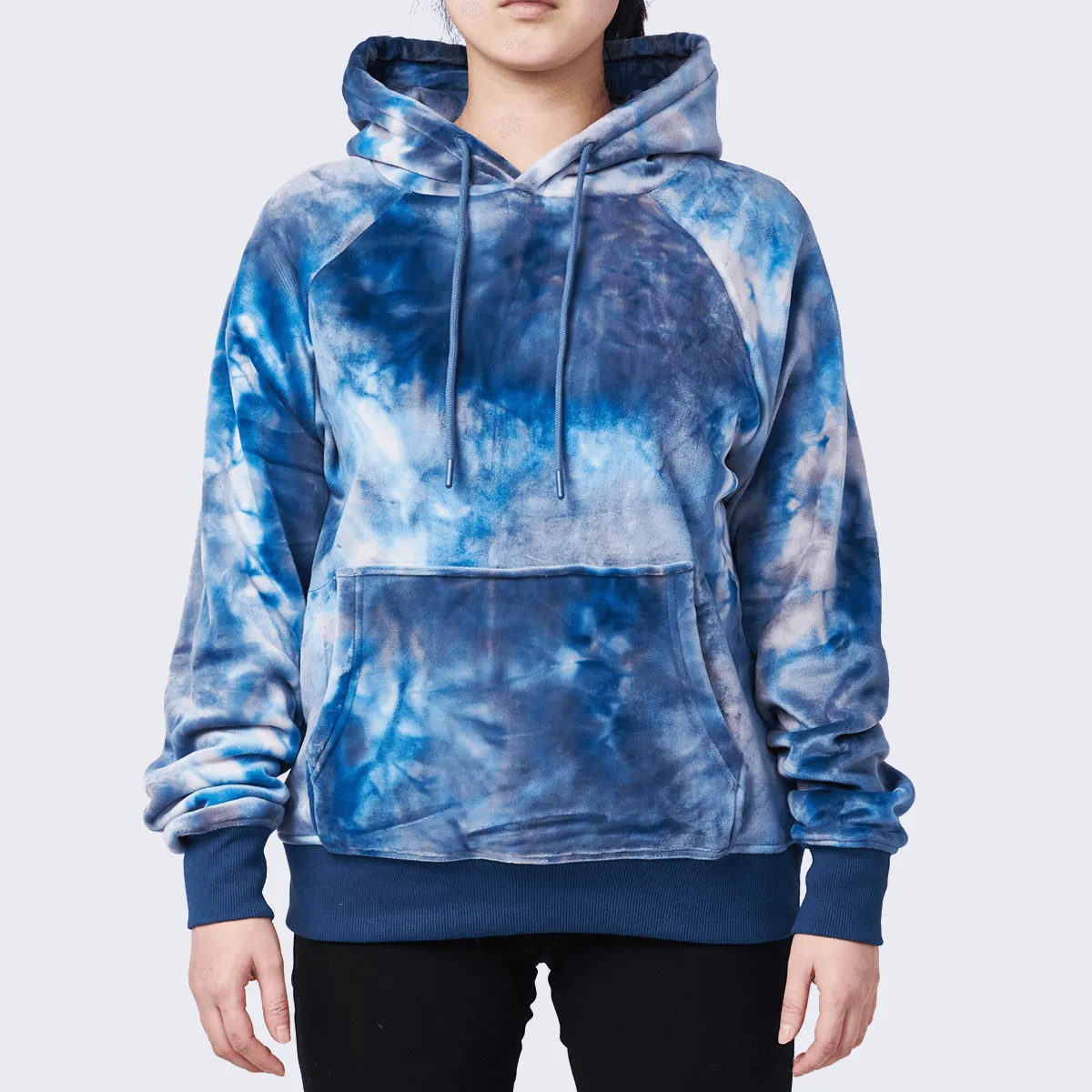 Velvet Human Hoodie - Sapphire Blue